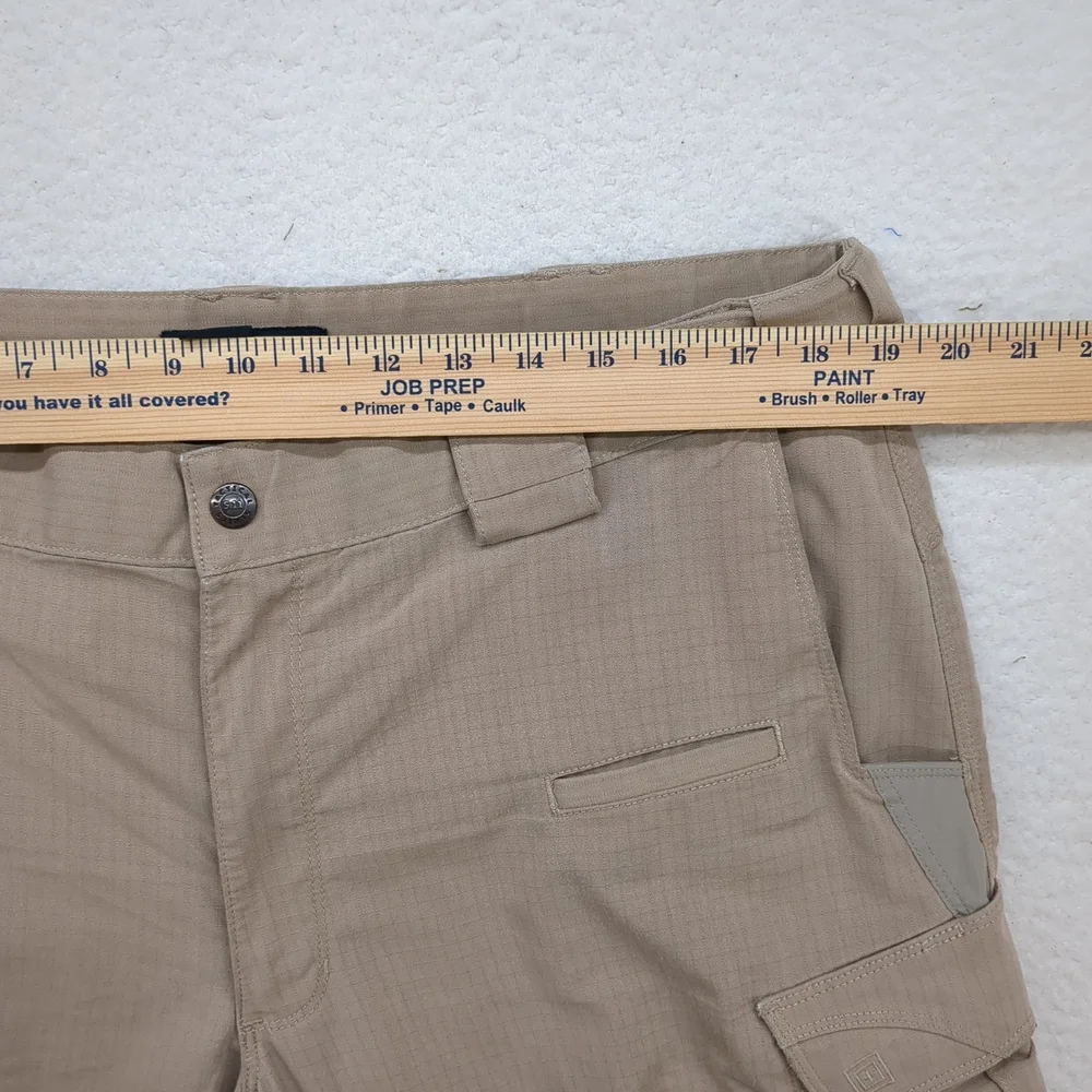 5.11 Tactical Pants Mens 38x34 Ripstop Cargo Pockets Khaki Outdoor Workwear